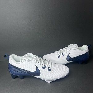 Nike Vapor Edge Speed 360 2 TB Football Cleats Mens Size 12 White Navy Blue
